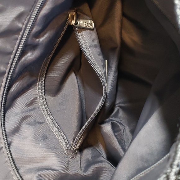 The Sac handbag, purse, bag, gray crochet handbg - Picture 7 of 8